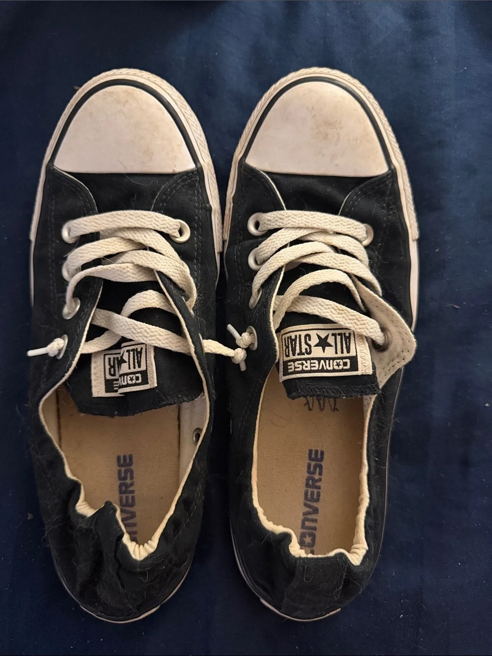 Converse Black and White Low Top Sneakers